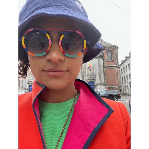 RUSSELL ATHLETIC • Navy Blue Terrorbird Media Terry Cloth Bucket Hat - Picture 15 of 16